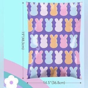 Easter Bunny Poly Mailers Set of 10- (X-Large 19x14.5)
